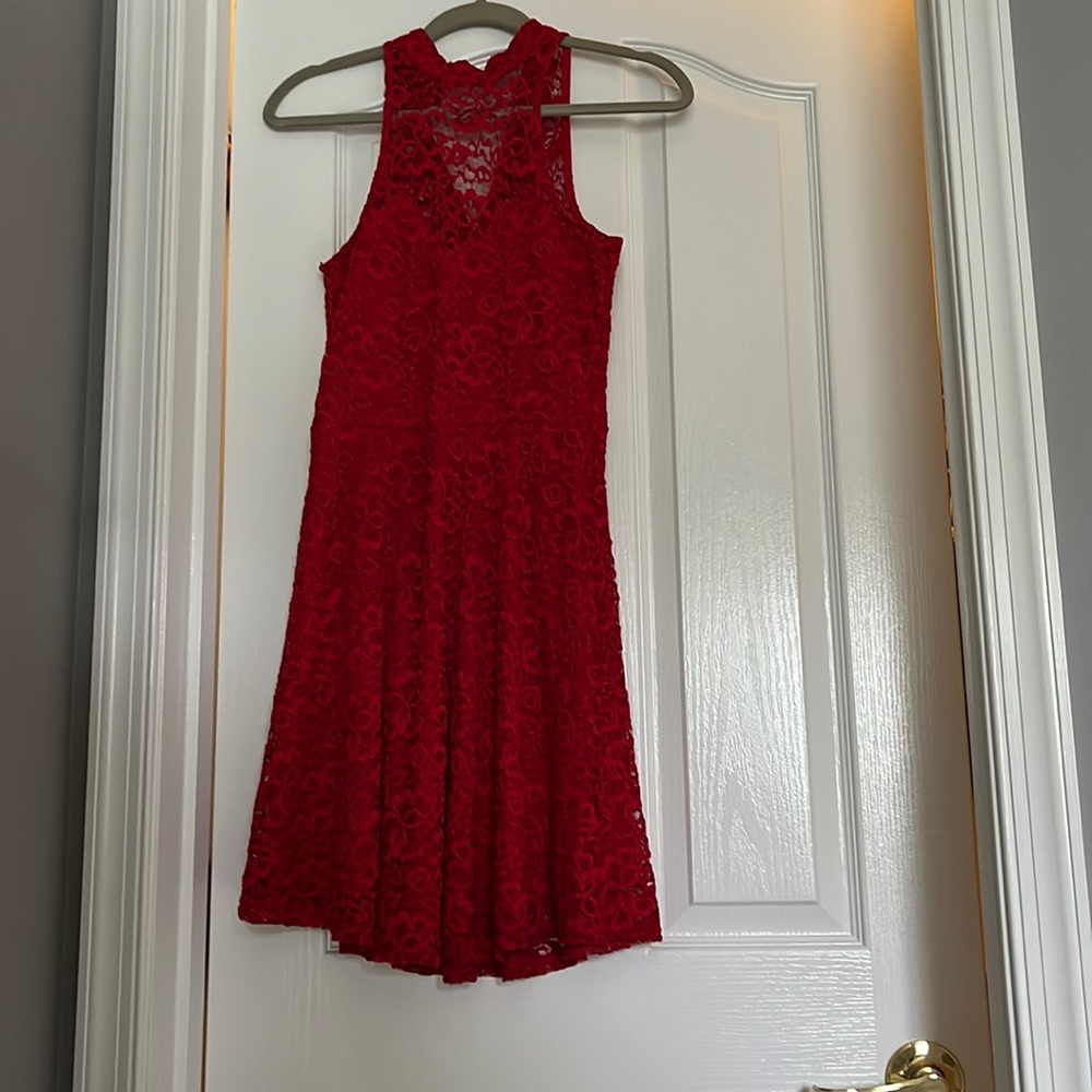 red dress